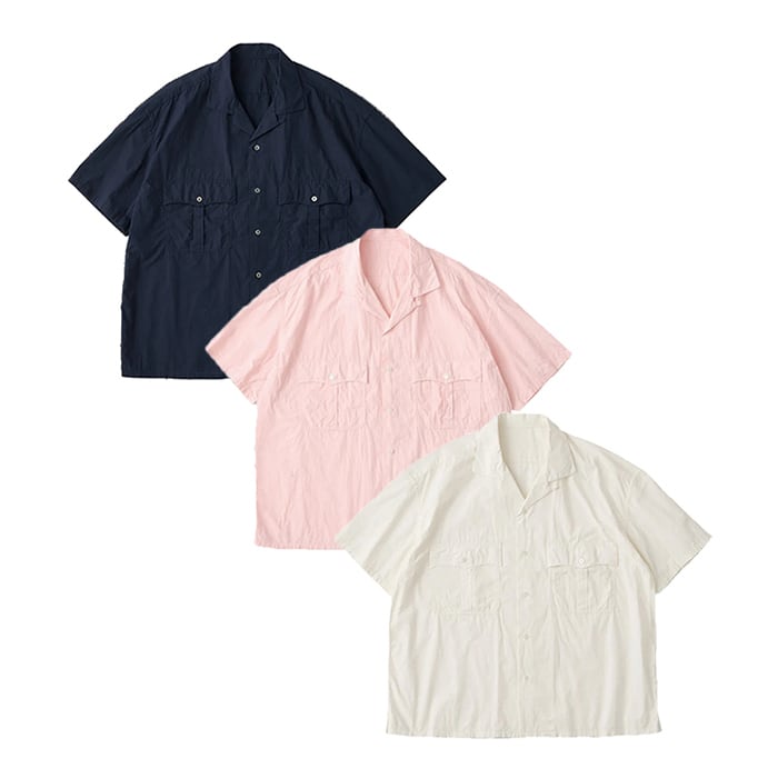 PORTER CLASSIC BEAT WRITER LINEN COTTON SHIRT ポータークラシック