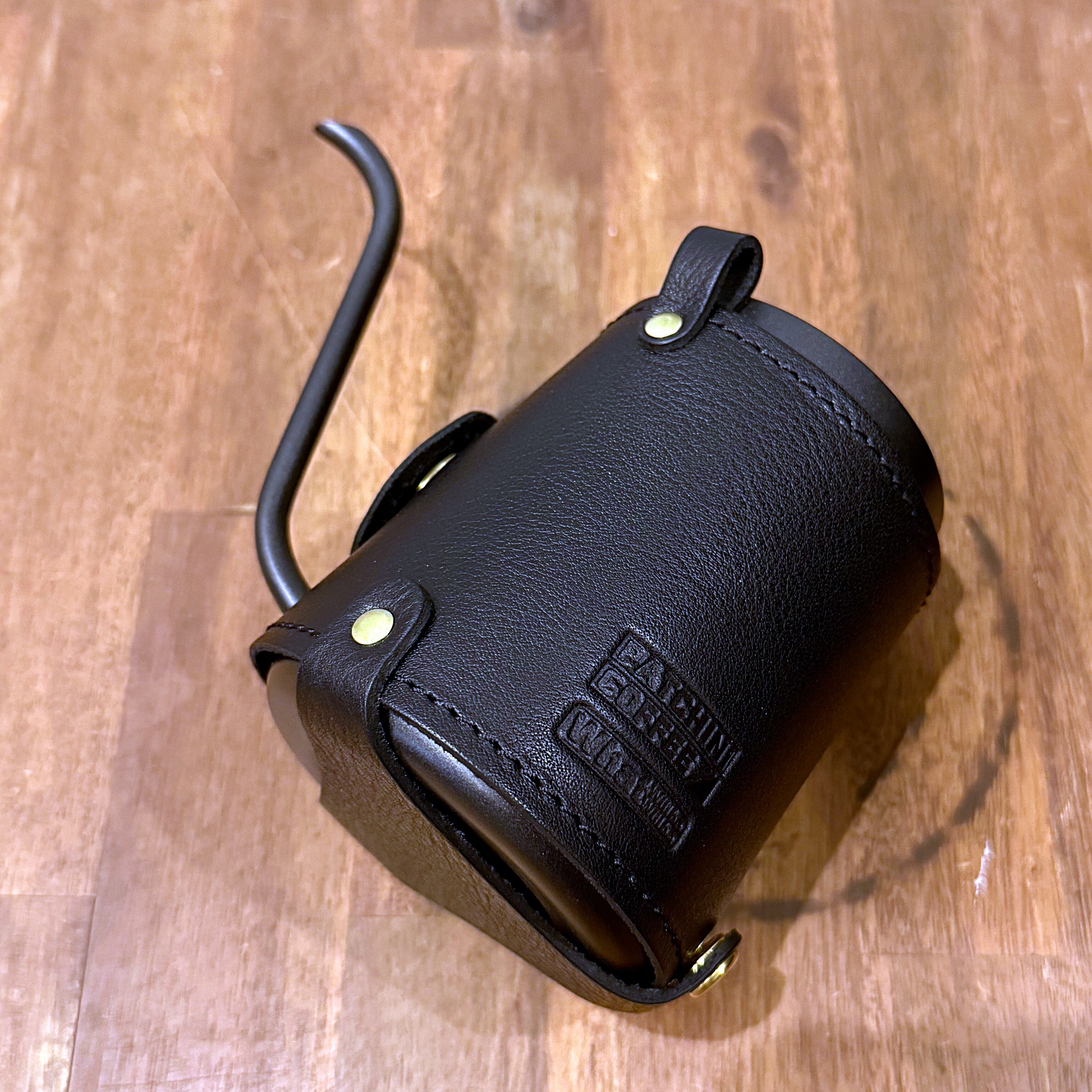 Coresドリップポット用ブラックオイルレザーカバー | 自家焙煎珈琲豆