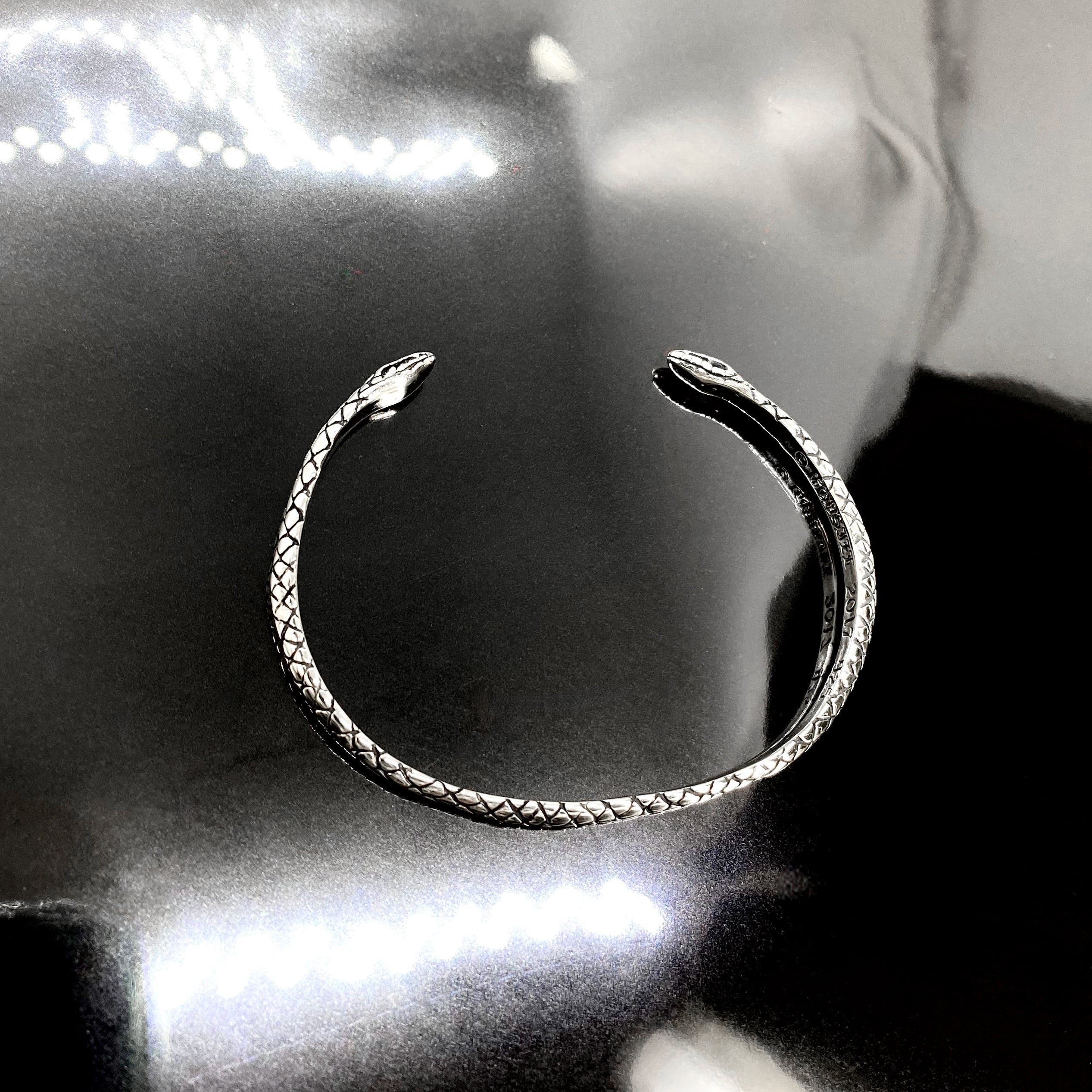 TWO HEADED SNAKE BANGLE BRACELET / スネークバングル | GODSIZE TWO HEADED SNAKE BANGLE BRACELET / スネークバングル | GODSIZE