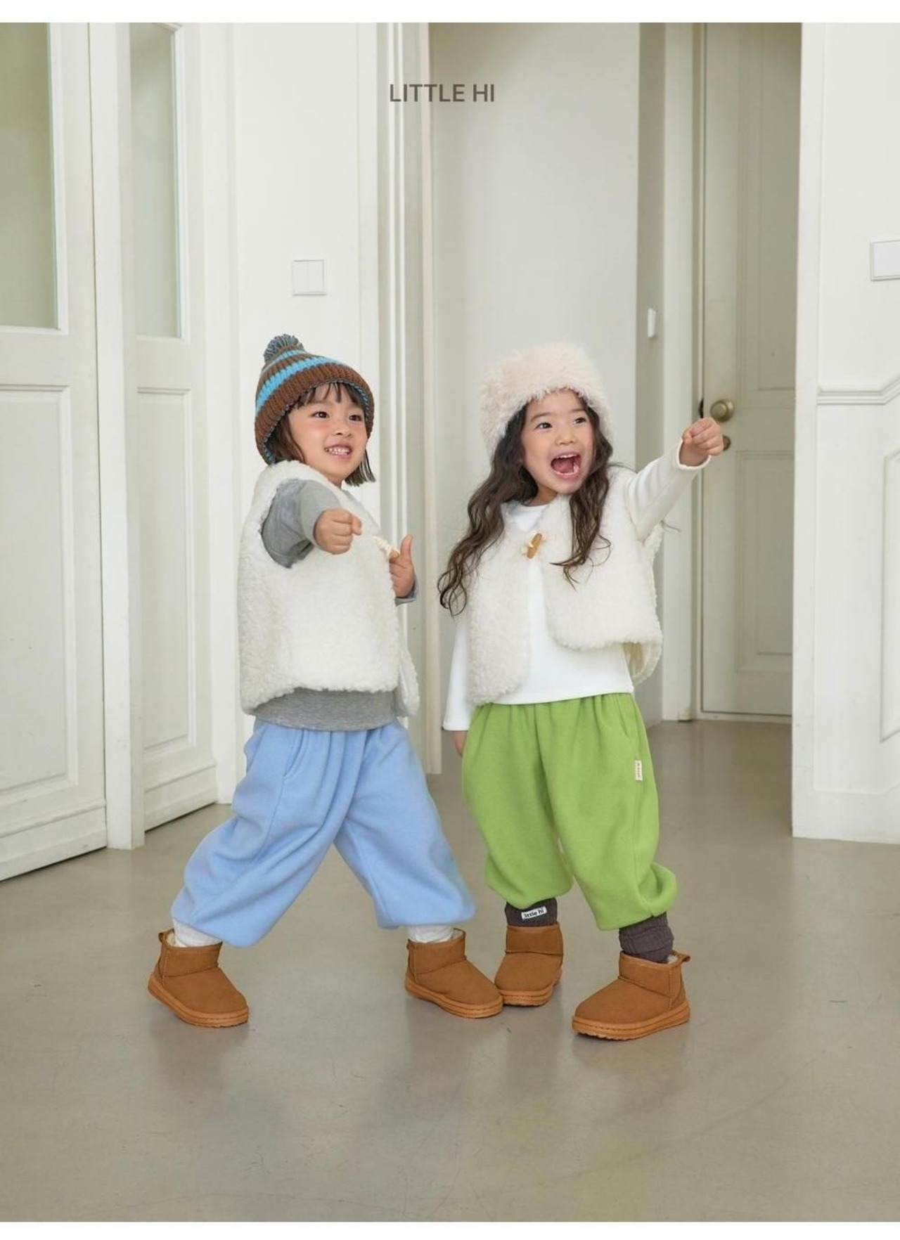 〖取寄〗韓国子供服 / 26winter / Little Hi / ミンクラッパT / キッズ *XS~XL*