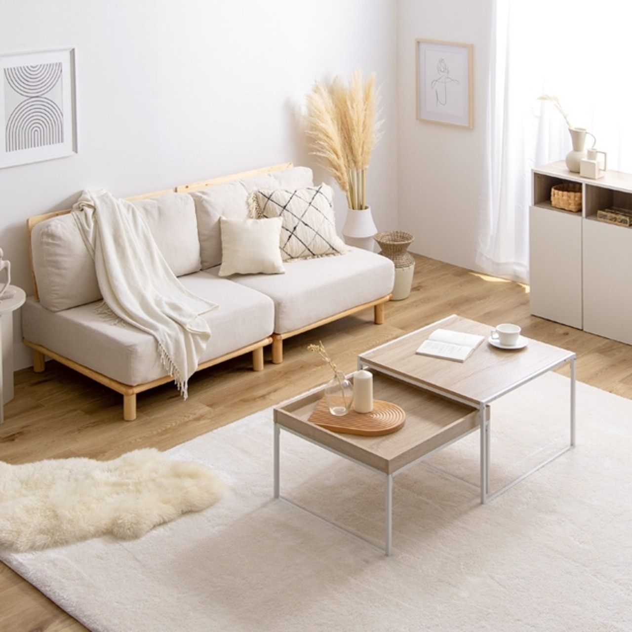 2点セット ネストテーブル