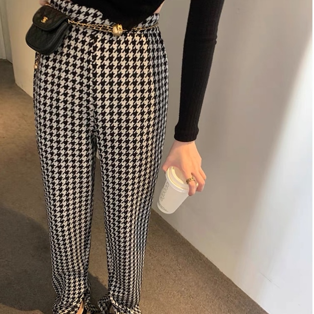 Houndstooth pants　2109281