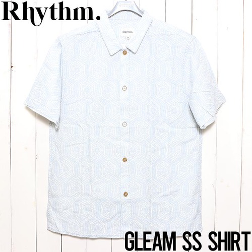 半袖シャツ Rhythm リズム GLEAM SS SHIRT 0124M-WT09L