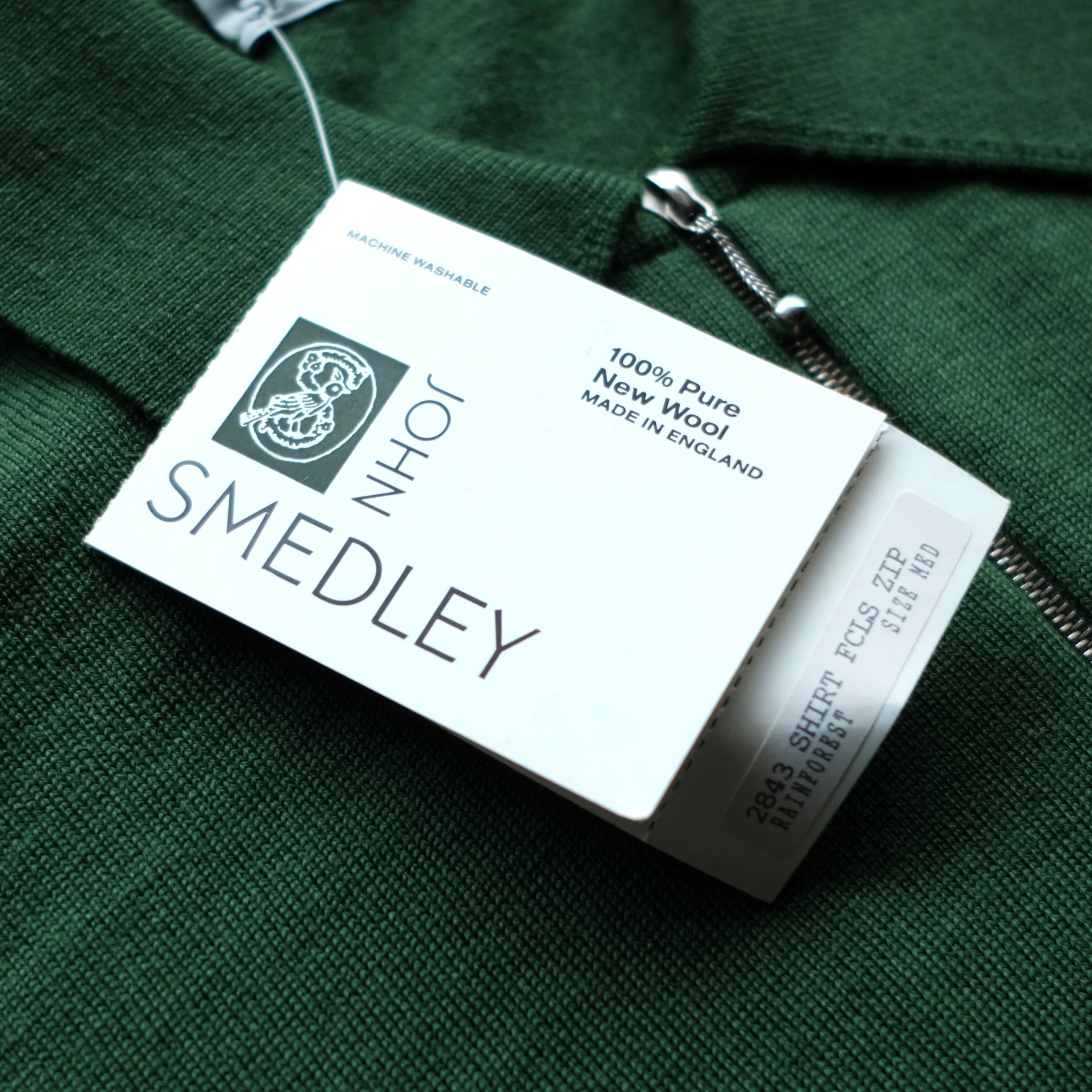 90s JOHN SMEDLEY DEAD STOCK GREEN POLO SHIRT | safarionline