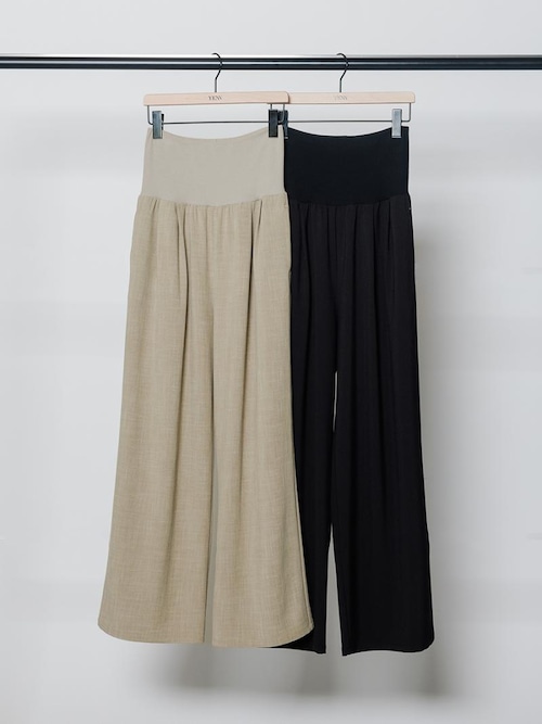 【予約商品vol.2・YENN (イエン)】5月中旬〜下旬頃入荷予定 YENN (イエン)　WAIST RIB WIDE PT　　