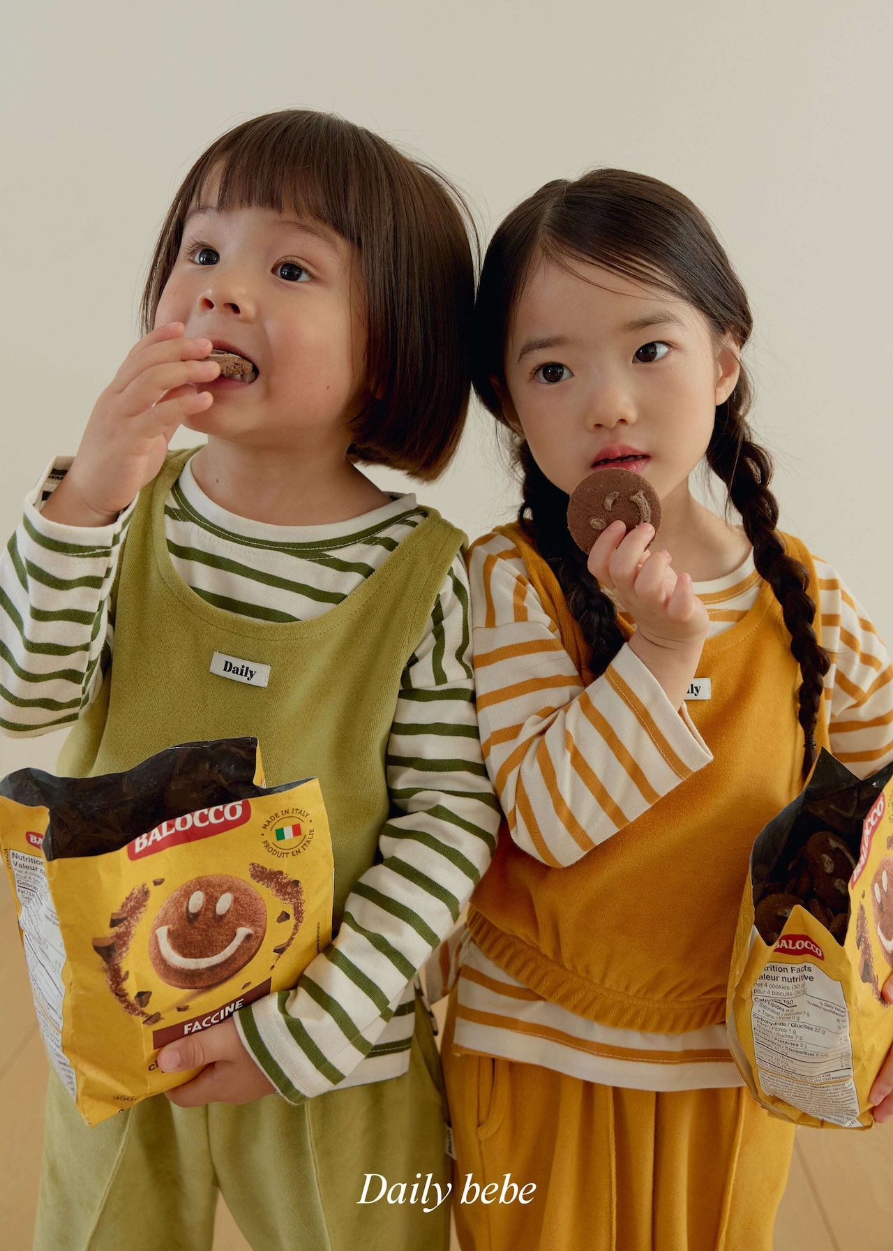 【取寄】Dailybebe ベロア セットアップ|秋服|韓国子供服|26/AT