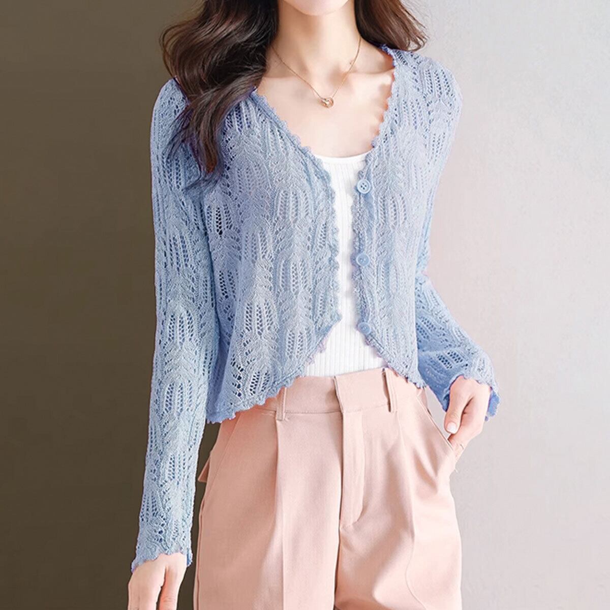 Yori ヨリ UVメッシュボレロ 黒 Yori ヨリ UVメッシュボレロ 黒 Yori