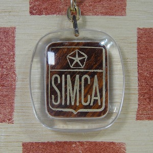 フランス SIMCA［シムカ］クライスラー自動車メーカー  ヴィンテージキーホルダー