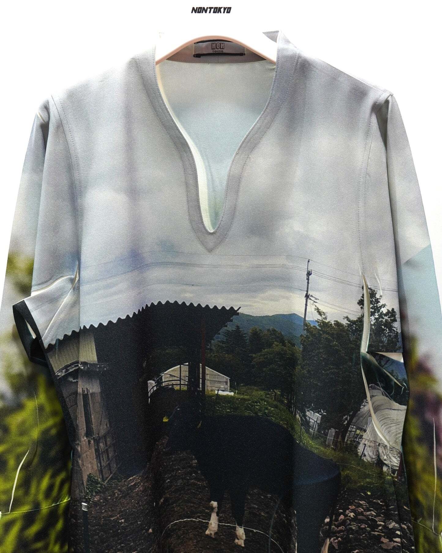 25SS】NON TOKYO ダイレクトプリントプルオーバーワンピース（COW) NON