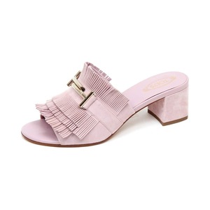 TOD'S トッズ レディース サンダル スエード ピンク