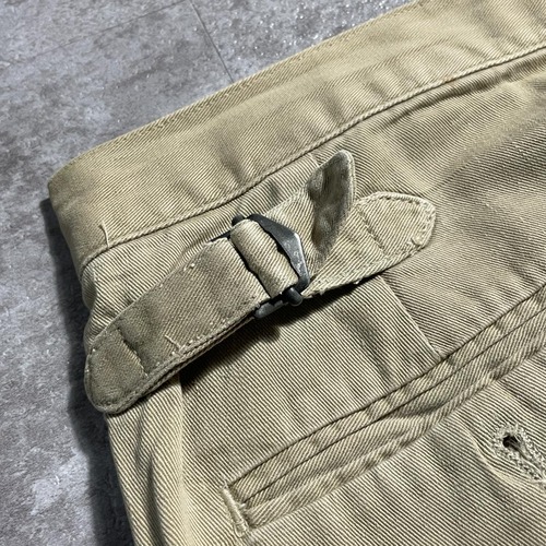 80-90s Ralph Lauren USA製 w36 ブラウンチノパンツ 詳細写真6