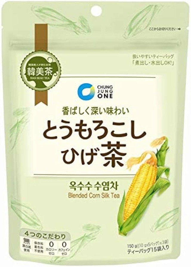 清浄園 とうもろこしのひげ茶 150g ティーパック(10ｇ×15包入)  ofood