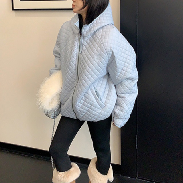 キルティングオーバージップジャケット ◆2col L00436