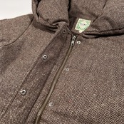 BEAMS HEART ビームス ツイード ウール ダウン コート サイズ 0 /レディース