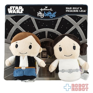 スター・ウォーズ ホールマーク ハン・ソロ & プリンセス・レイア itty bittys マスコットぬいぐるみ