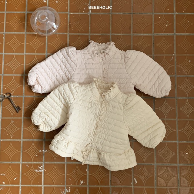 [bebeholic] frill st quilting jacket