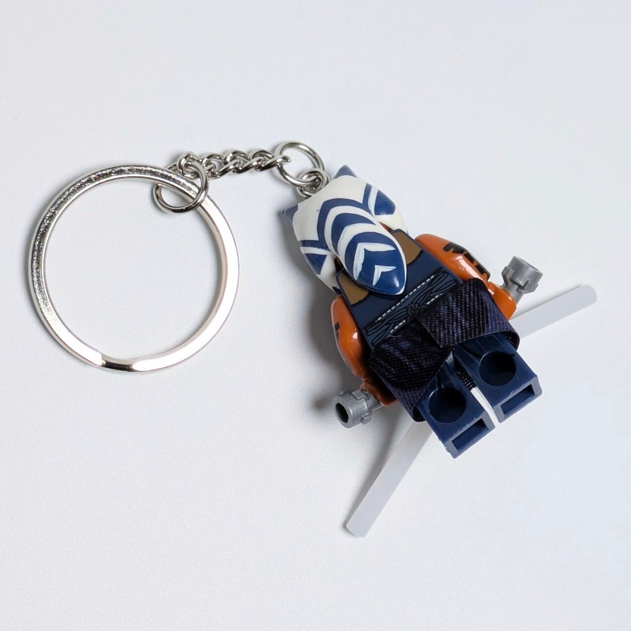 ★ブロックフィギュアキーホルダー★【 STARWARS ( スター・ウォーズ ) / ザ・マンダロリアン 】ディングローグー / ベビーヨーダ 〚アメリカン雑貨 アメトイ〛