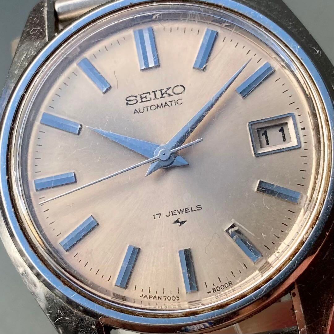 【動作品】セイコー SEIKO 腕時計 1972年 自動巻き メンズ デイト