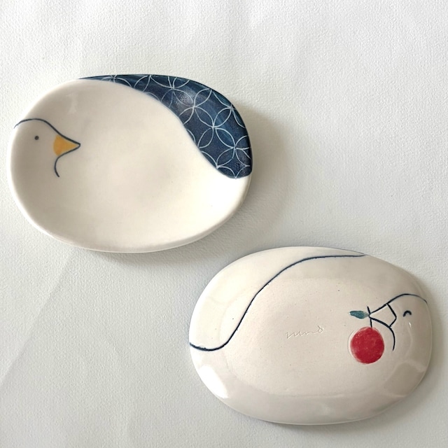 アヒル　小皿　numanekko