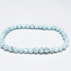 ラリマー ブレスレット 5mm 一点物 メール便可 111-47911