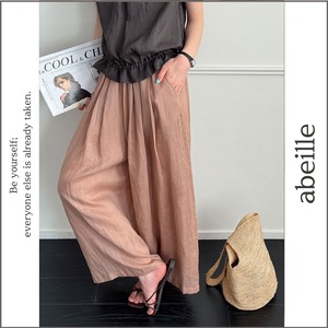 airy gather wide pants 14558