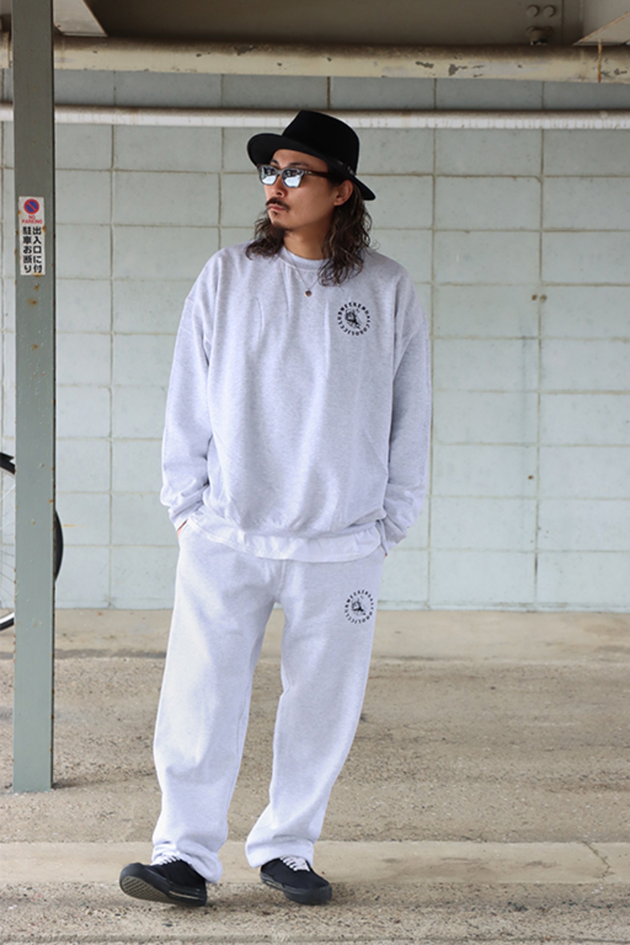SLINK(スリンク) "WEEKEND ALCOHOLIC CLUB Sweat Pants"(ASH)