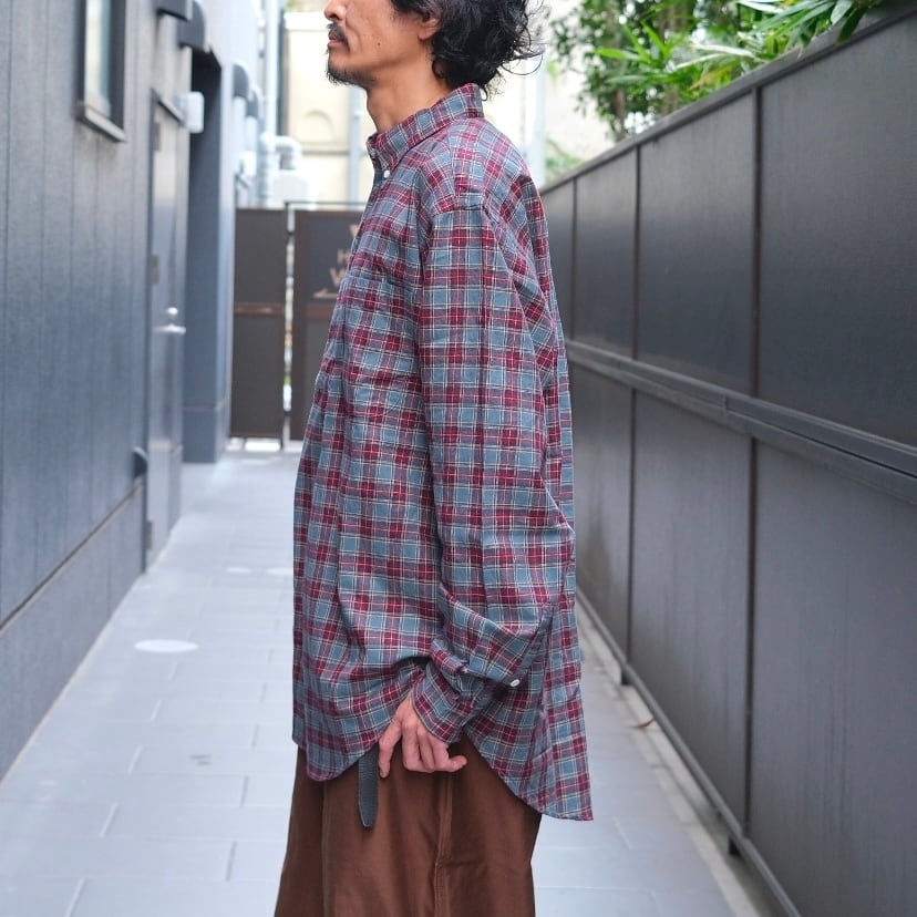 KENNETH FIELD(ケネスフィールド) /ROOMY B.D SHIRTSⅡ-RED-(7) | Signs