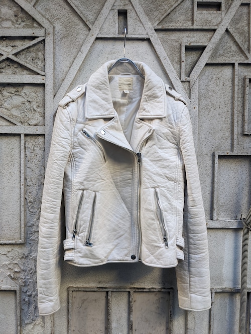 "RIDERS" fake leather jacket