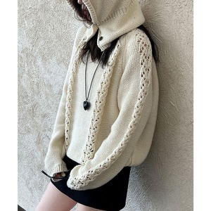 hood thick knit j-0212