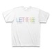 ザ・ビートルズ「LET IT BE」（レット・イット・ビー）タイポグラフィTシャツC