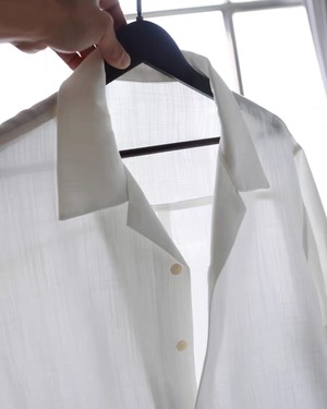 Lightweight Linen Cuban Shirt  K0428