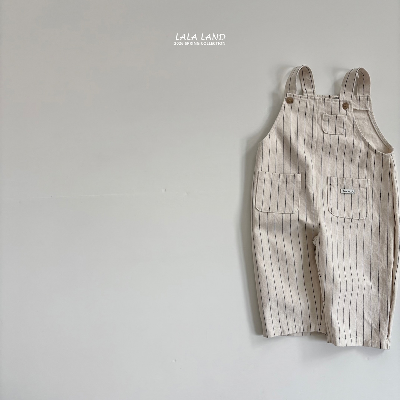LALALAND 26/SS (Kids)Pocket overalls