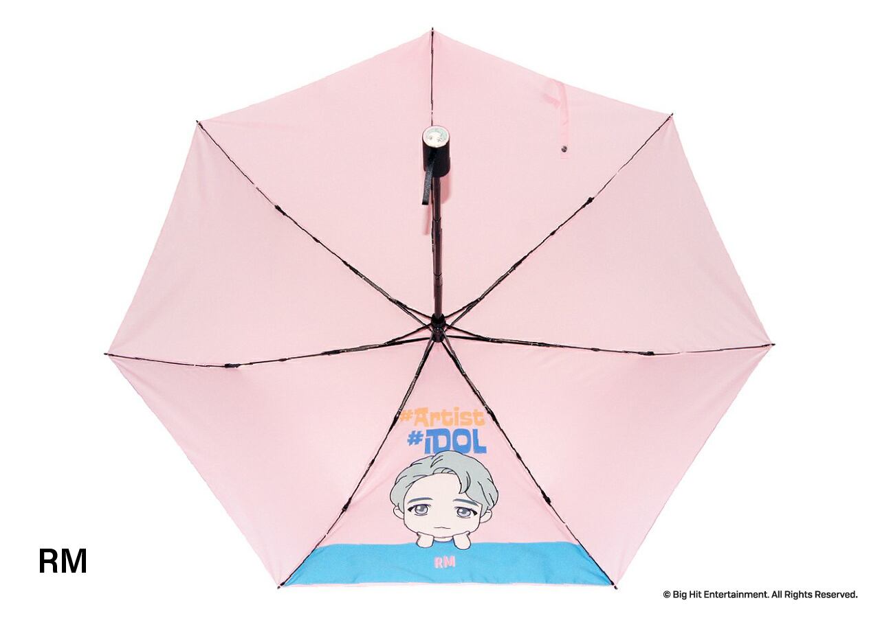 Bts キャラクター イラスト 折りたたみ傘 Borahe