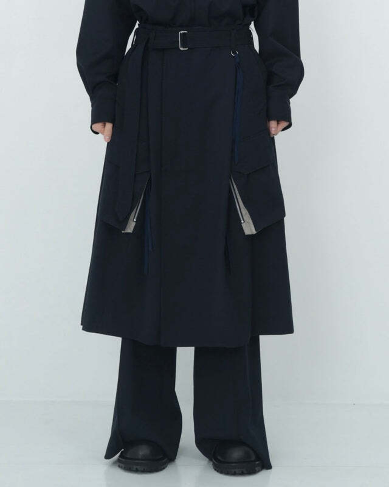 【26AW】Tamme タム / SOUTIEN COLLAR COMBAT SKIRT - 8