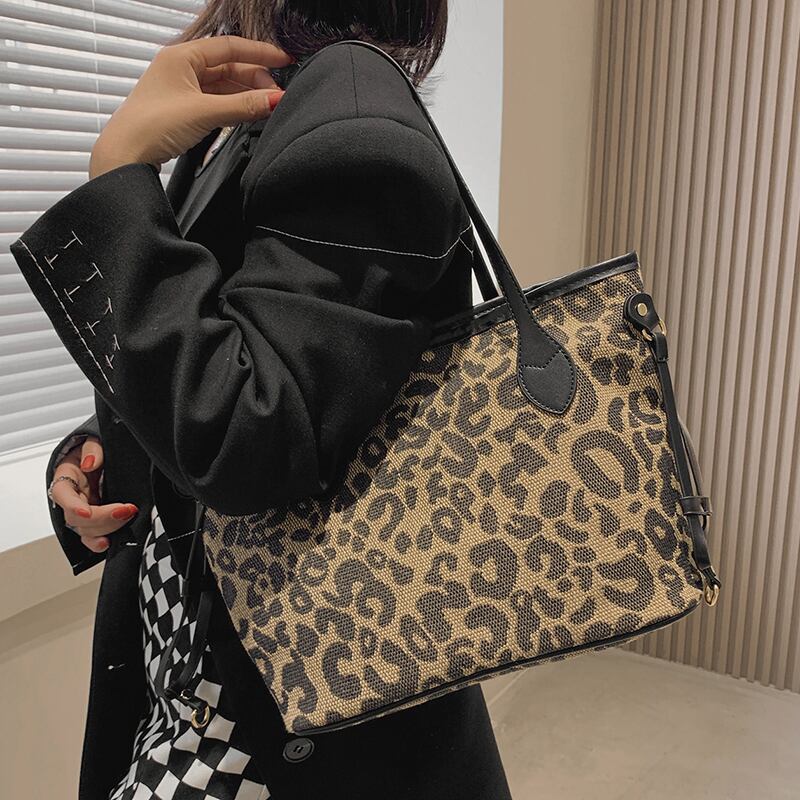 レオパードオータムウィンターカジュアル 秋物 冬物 トートバッグ Tiancai_Wing_Bag64401799376