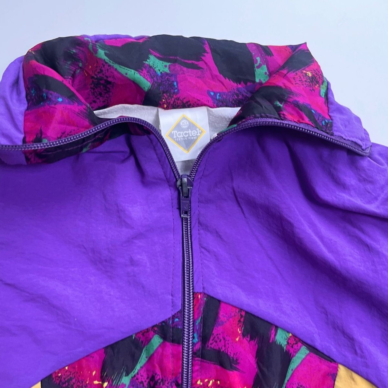 ＜VINTAGE＞Kids Tactel Blouson 12y｜タクテル カラーブロックジップ ナイロンブルゾン - 3