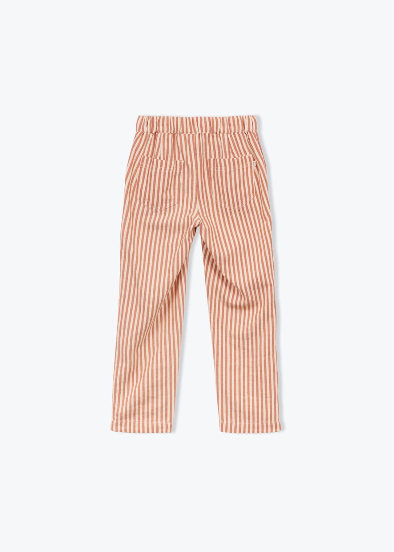 ＜ARSÈNE ET LES PIPELETTES＞Kids ストライプコットンパンツ Striped Pants For Sun Lounger（marron） - 2