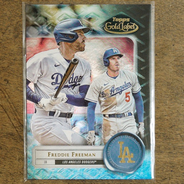 3490G5 フレディ・フリーマン ロサンゼルス・ドジャース Topps Gold 