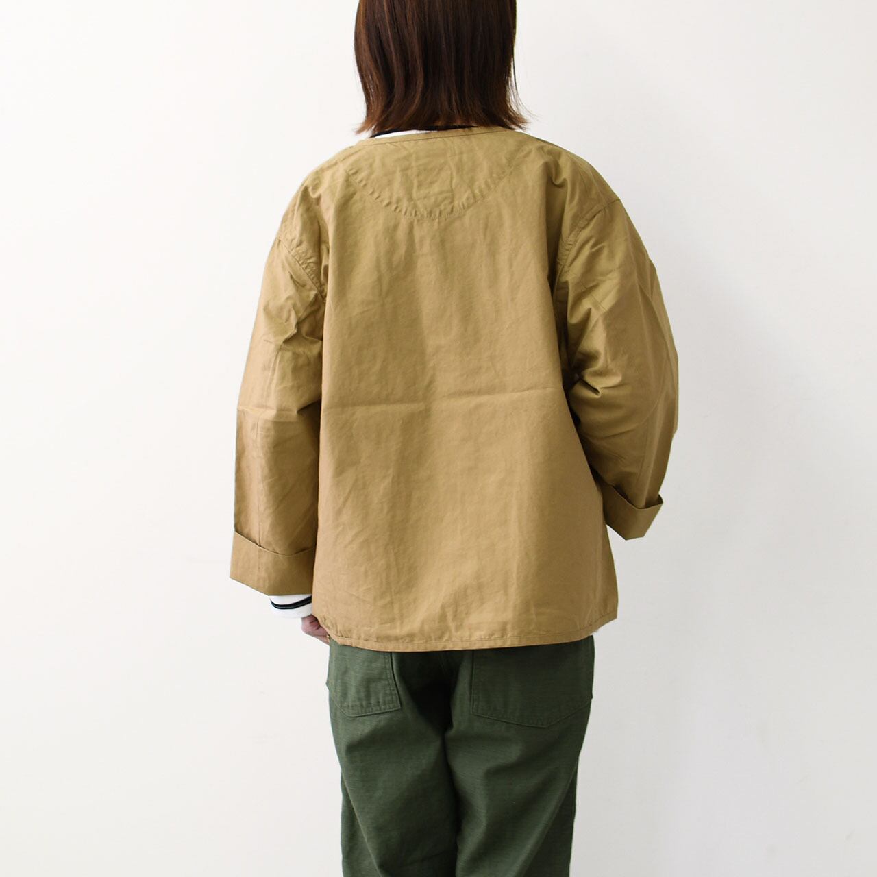 【ななお】DANTON ベージュ コットン ジャンパー Men's Downproof Hooded Jacket（ブルゾン）｜DANTON（ダントン）の