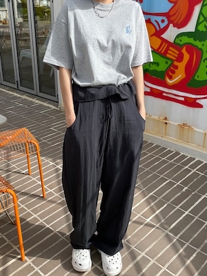 fold crumply unique pants 2color【NINE6187】