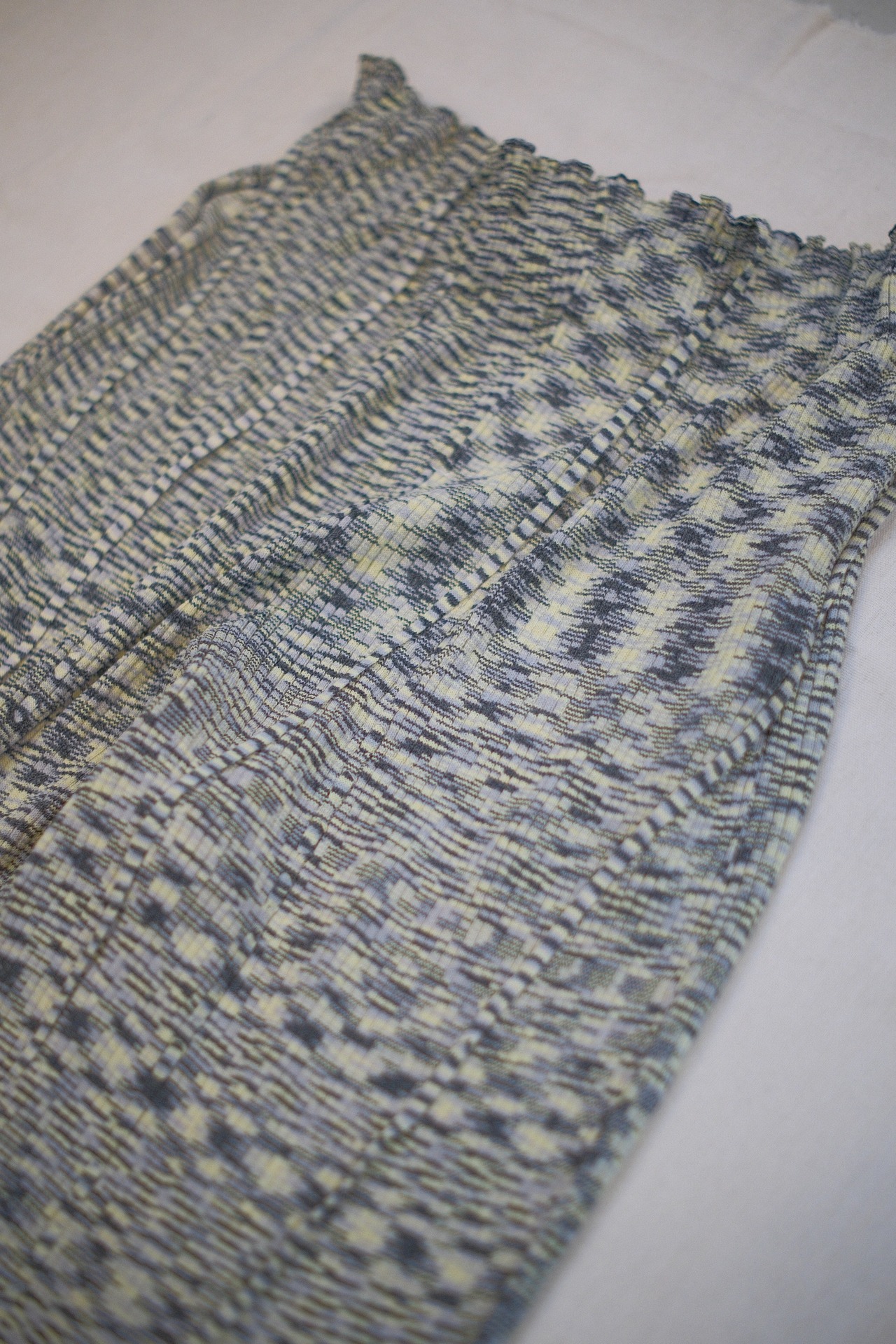 Black Gradient Yarn Pants / GRAY×CHARCOAL - 5