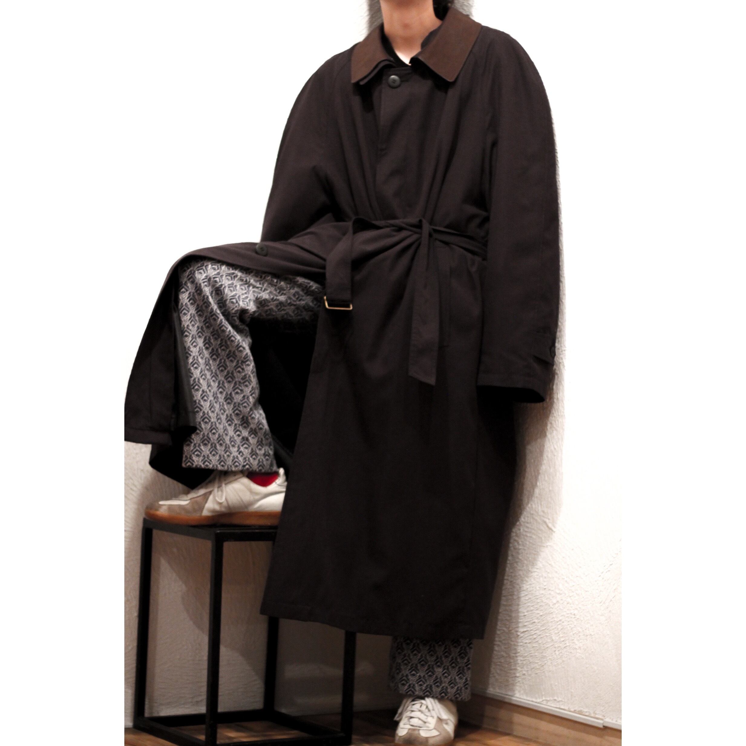 1990's Pierre Cardin ブラック×襟レザー スムース オーバーサイズ