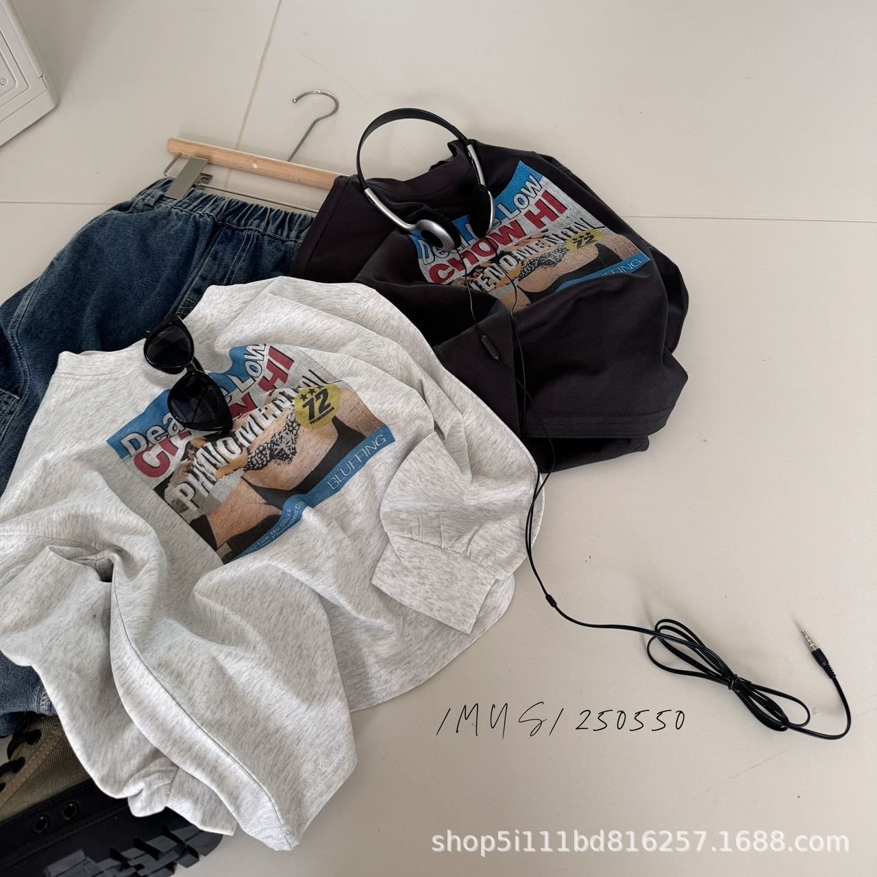 Jr.サイズ　CHOW HI プリントT