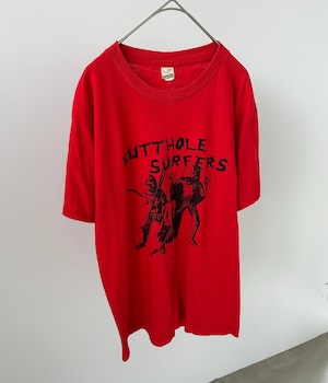 -Butthole Surfers- Vintage 80s L Print T-Shirt made in USA