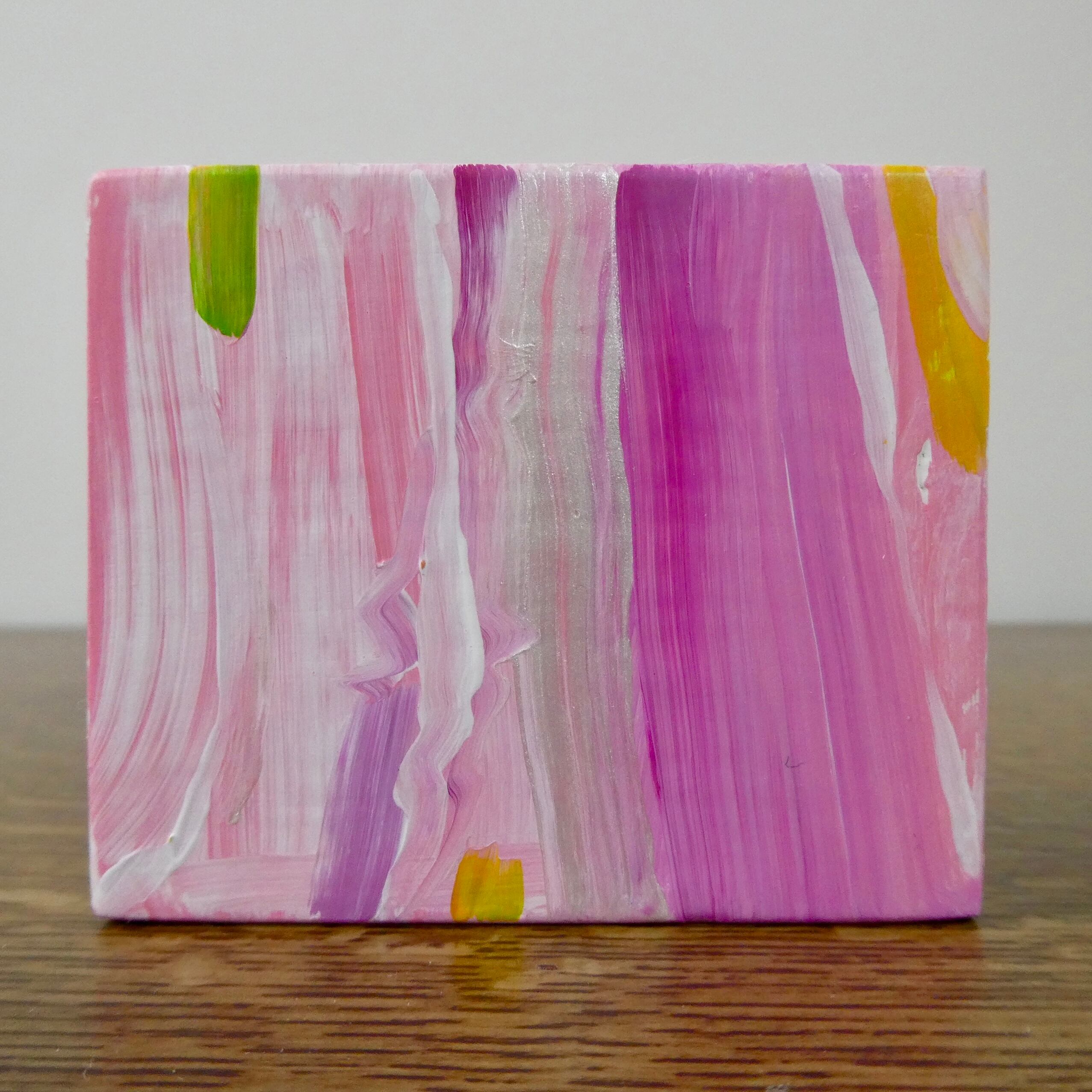 誕生花 7月のユリ）積める絵画 花つみき (Birth Flower: Lily of July