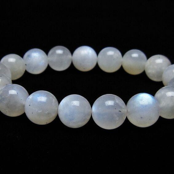 ムーンストーン ブレスレット 12mm 一点物 メール便可 [M便 1/10] 111-44874
