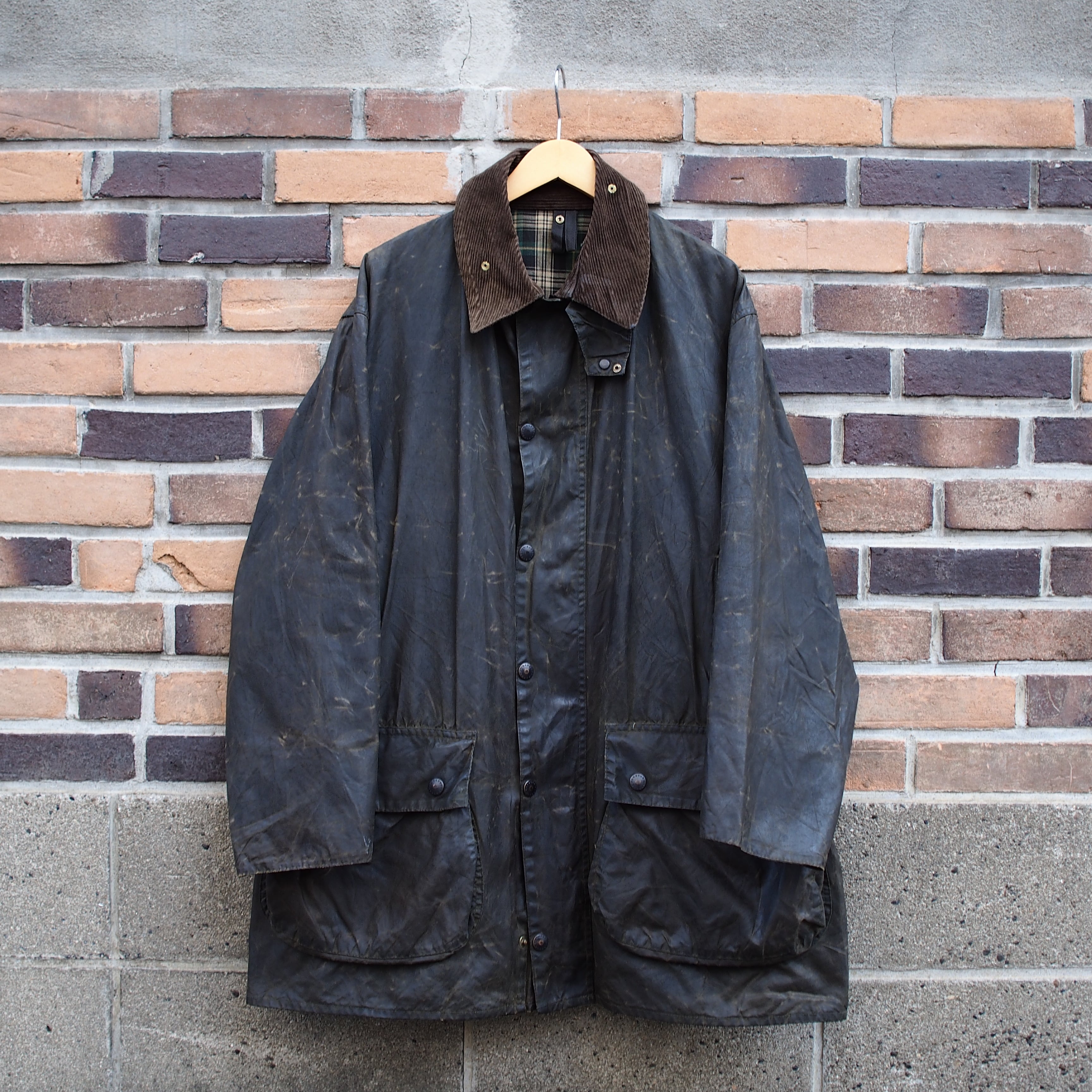 1990s UK Vintage [Barbour BORDER] 44 イングランド製 ビンテージ ...