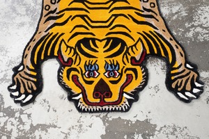 Tibetan Tiger Rug 《Sサイズ•シルク042》チベタンタイガーラグ