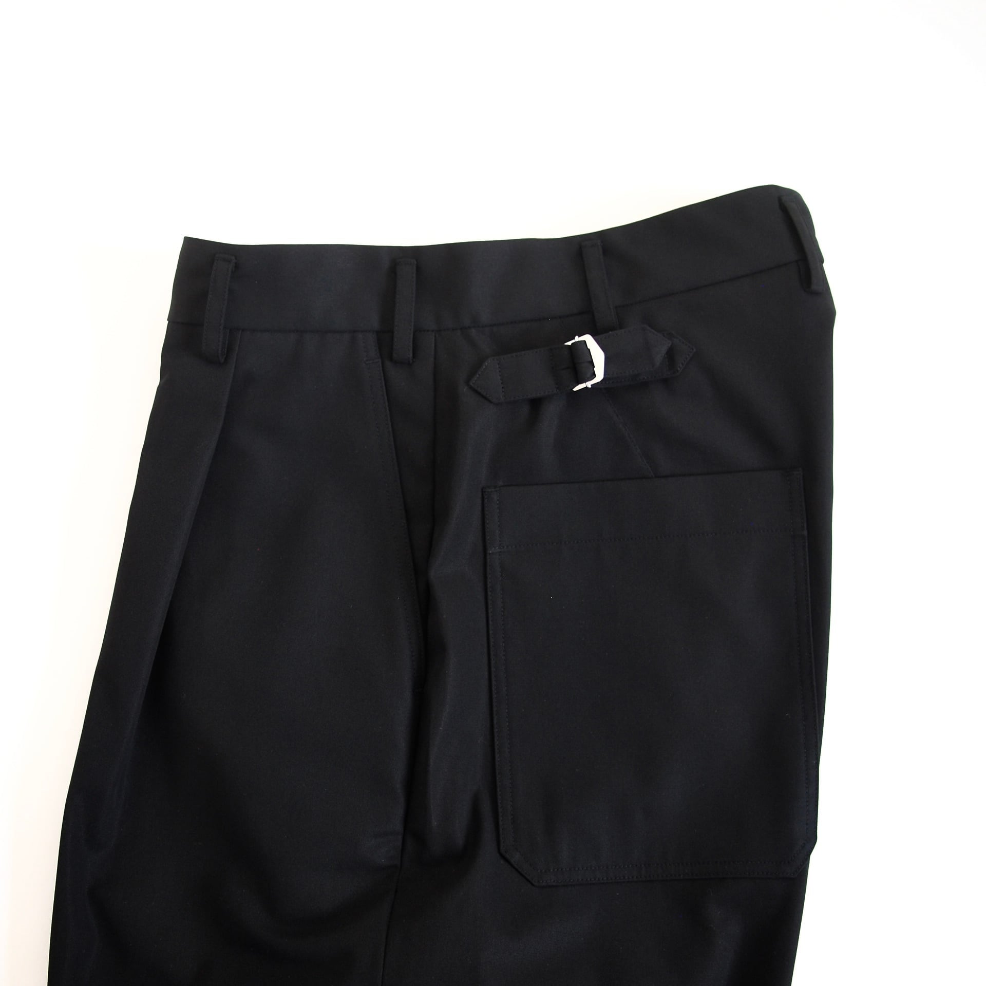 high twist gabardine dress work trousers /c/#:black (men's free)