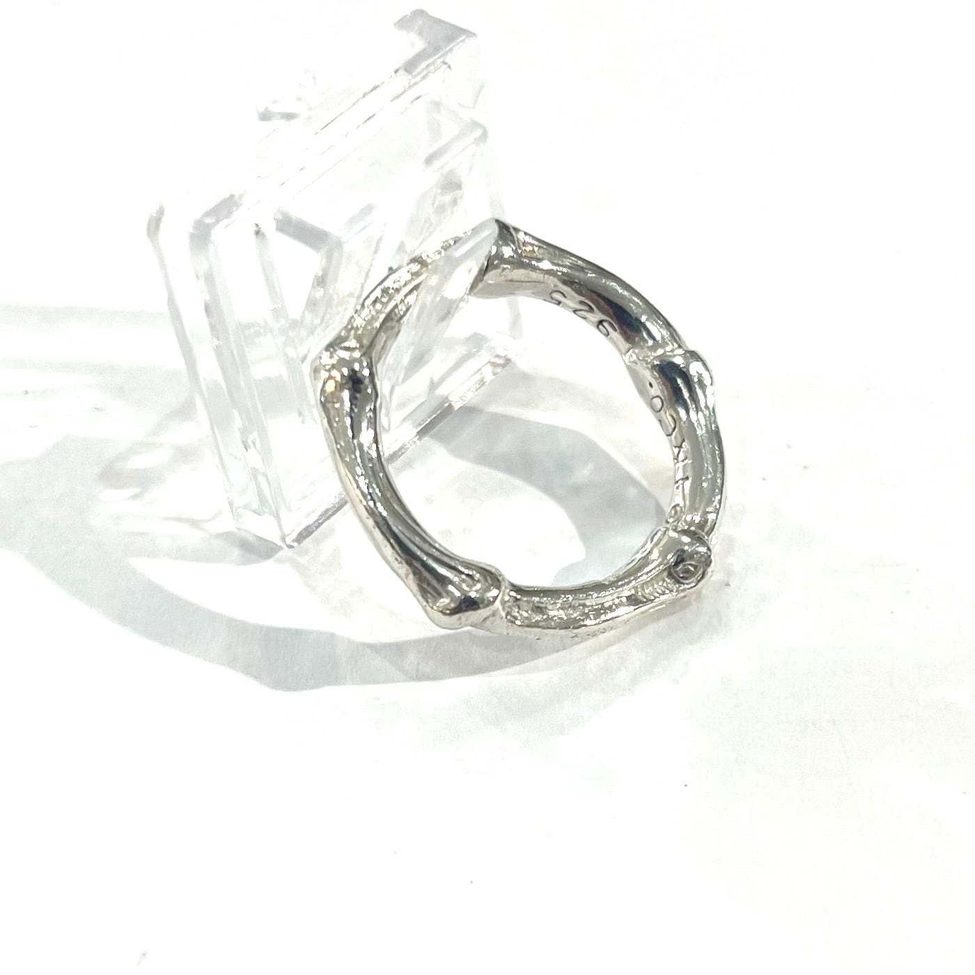 希少サイズ 特集掲載【TIFFANY&CO】【15.5号】2638名作バンブーリング